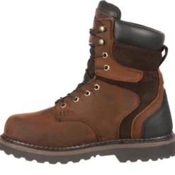 Men's Brown Georgia Boot Brookville Steel Toe Waterproof Work Boot Size 12 -Cross country GUEST 93a1eae9 eac3 4724 aefe 283ccc6bc81d
