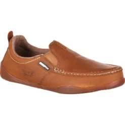 Men's Georgia Boot Cedar Falls Moc-Toe Slip-On -Cross country GUEST b3184cb4 36fa 4ee6 bf55 07265df48446