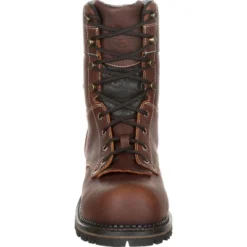 Men's Brown Georgia Boot AMP LT Logger Composite Toe Waterproof Work Boot Size 10(Wide) -Cross country GUEST b38432fc 1b87 4d78 a17e d194e362a342 1