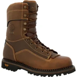 Men's Georgia Boot AMP LT Low Heel Logger Composite Toe Waterproof Work Boot -Cross country GUEST c49944a9 7e92 4f42 8238 f0e25061f296