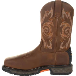 Men's Brown Georgia Boot Carbo-Tec LT Steel Toe Waterproof Pull On Work Boot Size 10.5 -Cross country GUEST c929d487 42e1 4b8e a2b7 ef1f165491a1 1
