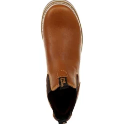 Men's Brown Georgia Boot AMP LT Wedge Chelsea Work Boot Size 10.5 -Cross country GUEST c9bcaa34 2078 485b 8c2a ea40b9ee98a3 1