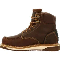 Men's Brown Georgia Boot AMP LT Wedge Waterproof Moc-Toe Work Boot Size 14(Wide) -Cross country GUEST e9a99a3f 5d80 4ff7 9295 a130c755854c 2