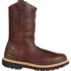 Georgia Boot Men's Georgia Giant Wellington Pull-On Work Boot -Cross country GUEST f1ec6a1a 9b72 4b34 b457 b2e1089056e3